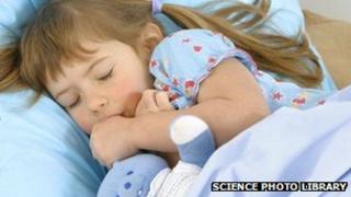 Girl asleep