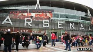 Arsenal's Emirates stadium