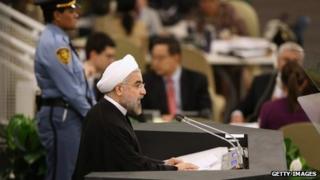 Хасан Рухани выступает перед Генеральной Ассамблеей (24/09/13)