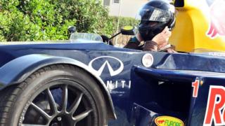 Putting on the helmet of the Furore