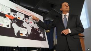 US Attorney for the Southern District of New York Preet Bharara speaks at a news conference on 27 September 2013