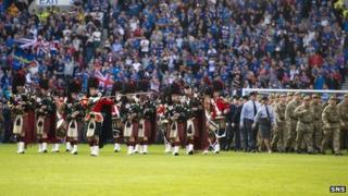 Armed Forces Day at Ibrox