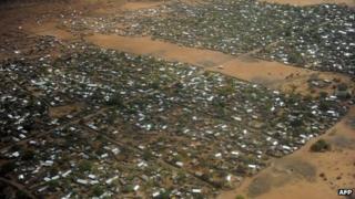 A general view of the Dadaab camp (file picture)