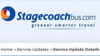 Stagecoach Bluebird website