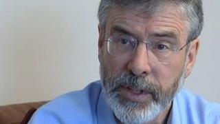 Gerry Adams testified at his younger brother's first trial