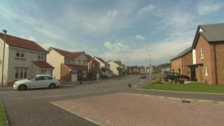 Housing development in Wishaw