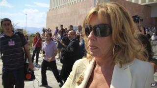 Former mayor of Marbella Marisol Yague leaves court in Malaga, Spain, 27 September, 2010
