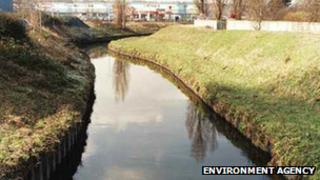 River Tame in Perry Barr