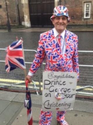 Terry Hutt at St James's Palace