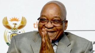 Jacob Zuma in Midrand, South Africa (3 October 2013)