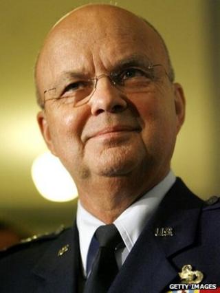 Former NSA head and CIA director Michael Hayden in earlier years