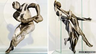 Along the Line (L) and At Full Stretch by Mandy Long