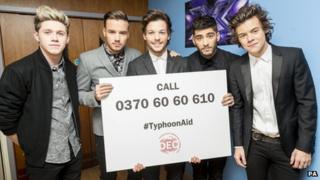 One Direction holding DEC appeal banner