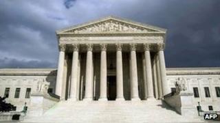 The US Supreme Court Building in Washington, DC, seen on 31 March 2012