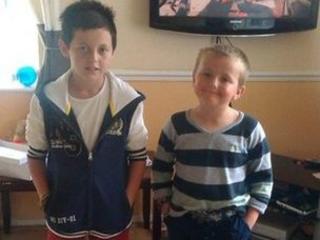 Jordan Green, left, and his brother Tyler Green