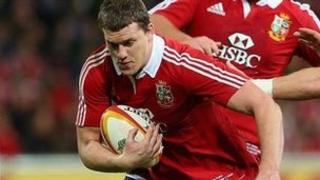 Ian Evans yn chwarae i'r Llewod yn Awstralia