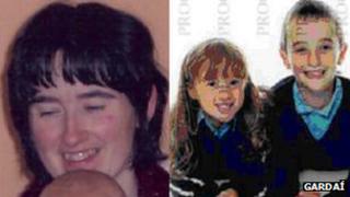 Fiona Gregg and her children