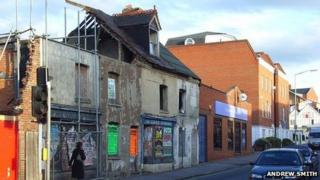 Derelict building, Southampton Street, Reading