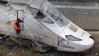File picture of Santiago train crash
