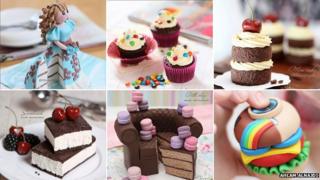 A compilation of images from Ahlam Alnajdi's Instagram account