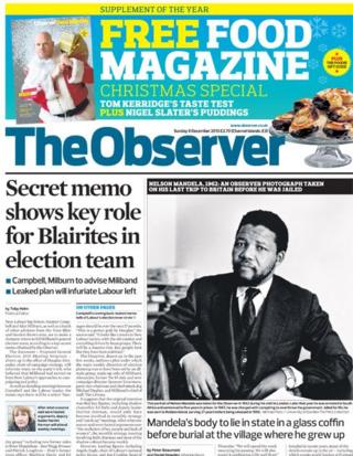 Observer front page 8/12/13