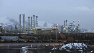 Iran"s heavy water nuclear facility near the central city of Arak