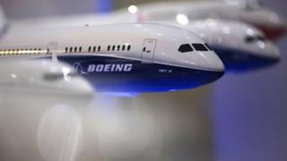 Models of Boeing planes