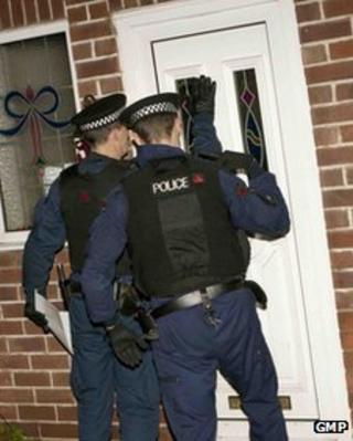 Raids in Greater Manchester