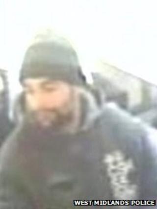 CCTV image of man wanted in connection with attack