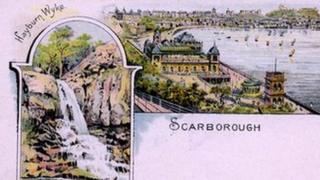 A picture postcard of South Bay and Hayburn Wyke in Scarborough, published by Dennis in 1897. Image courtesy of George Webber.