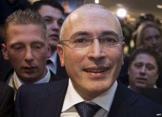 Михаил Ходорковский в Берлине, 22 декабря