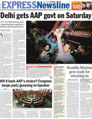 Indian Express on 26 Jan