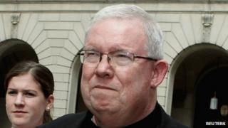 File photo showing Monsignor William Lynn on 4 June, 2012