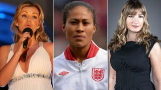 Katherine Jenkins, Rachel Yankey and Karren Brady
