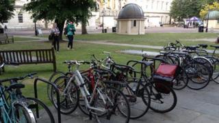 UCL quad and bikes