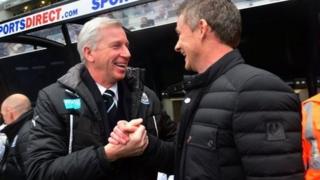 Solskjær a Pardew