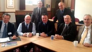 Peter Aldous, Nigel Pickover, Stephen Ardley, Mark Bee, Graham Newman, Colin Law, Richard Perkins