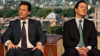 Nick Clegg and George Osborne
