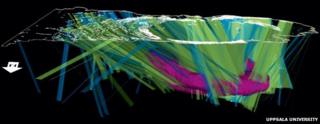 3D model of Ardnamurchan volcano