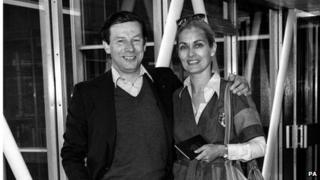Alexandra Bastedo and husband Patrick Garland