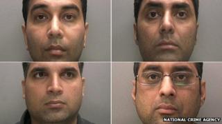 (top L-R clockwise) Amrit Karra, Prem Karra, Rajiv Kumar, Yash Mahey