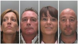 Lisa Hansen, Christopher Hansen, Nicola Spencer-Whalley a Brendan Spencer-Whalley