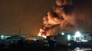 Fire in Darlaston