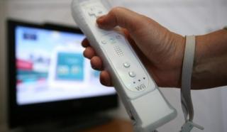 A Nintendo Wii remote