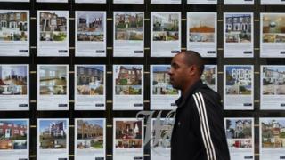 Estate agent window