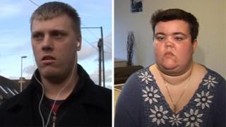 Hate crime victims Rob Marno and Claire Lewis