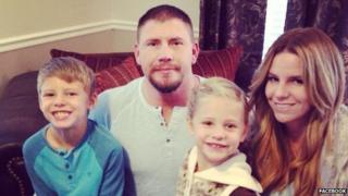 Joshua Boren Jnr, Joshua Boren, Haley Boren and Kelly Born (l-r)