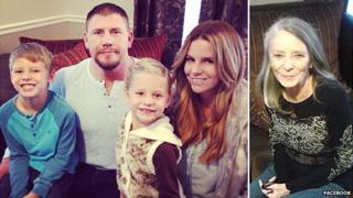 Joshua Boren Jnr, Joshua Boren, Haley Boren, Kelly Boren and Marie King (l-r)