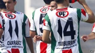 Controversial Palestino football shirt