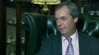 Nigel Farage at Walpole Bay Hotel